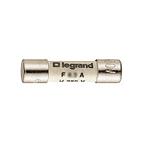 Wkładka bezpiecznikowa cylindryczna 5x20mm 5A F 250V 010250 LEGRAND