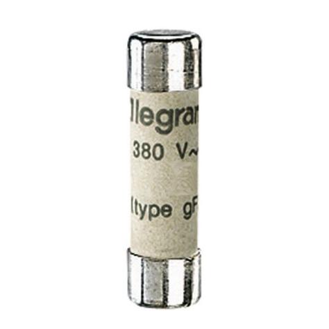 Wkładka bezpiecznikowa cylindryczna 8,5x31,5mm 6A gG 400V 012306 LEGRAND