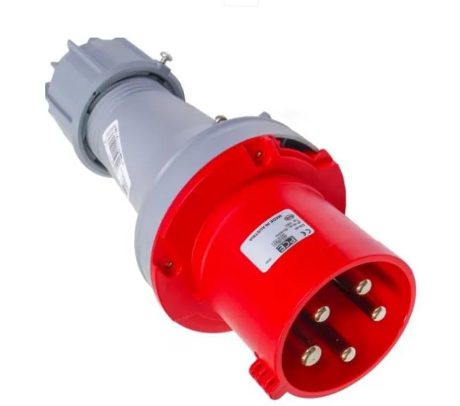 Wtyczka przenośna 63A 5P 400V czerwona IP44 POWER TWIST 0351-6