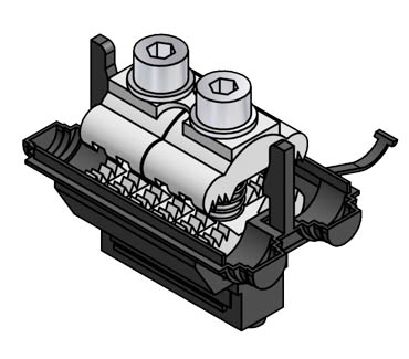 Zacisk jednostronnie przebijający izolację AL 16-95mm2 002322043