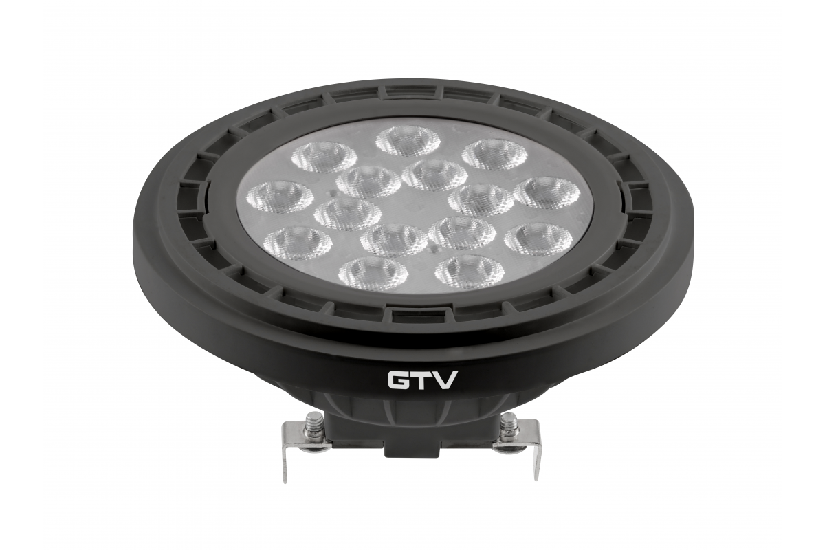 Żarówka LED AR111 czarny 12,5W 3000K 1100lm 40ST G53 12VDC LD-AR111WW13W40-10