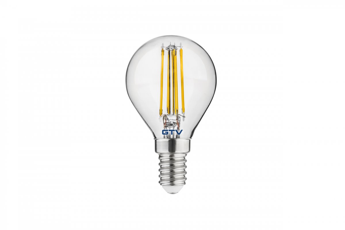 Żarówka LED FILAMENT 4W 420lm 3000K E14 G45 240V 360st LD-G45FLE4-30