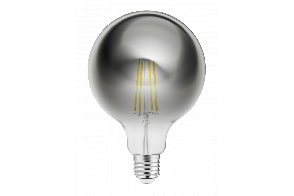 Żarówka LED FILAMENT GREY 8W 450lm 1800K E27 G125 240V 360st LD-G125FP8-18