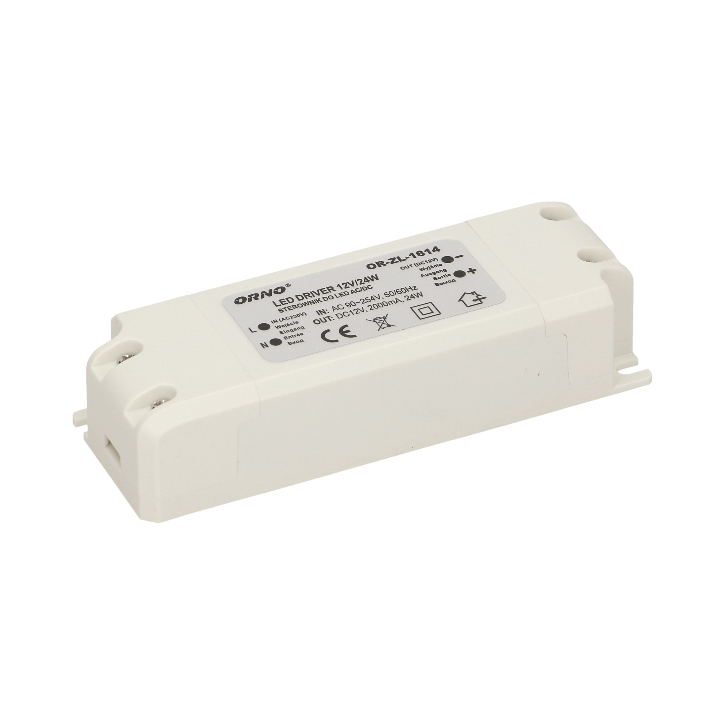 Zasilacz do LED 12VDC 24W IP20
