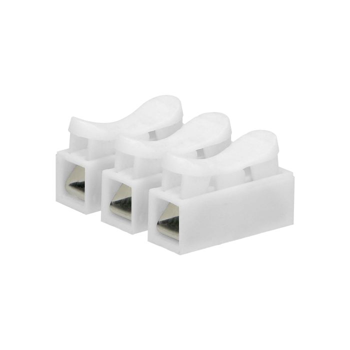 Złączka trzytorowa sprężynowa, 3x2,5mm2, 10 sztuk